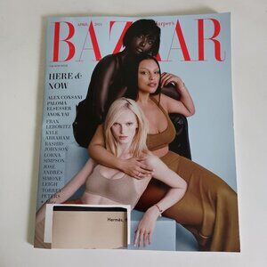 Harper's Bazaar magazine April 2025 feat. supermodels Alex, Paloma, Anok